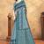 Linen cotton ready to wear saree with unstitched blouse