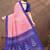 pink colour Linen cotton ready to wear saree with unstitched blouse