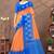 Linen cotton ready to wear saree with unstitched blouse
