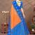 Linen cotton ready to wear saree with unstitched blouse