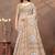 beige colour Linen cotton ready to wear saree with unstitched blouse