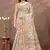 beige colour Linen cotton ready to wear saree with unstitched blouse