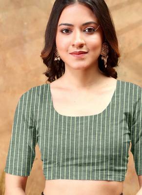 linen cotton ready to wear saree 5