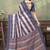 Linen cotton ready to wear saree with unstitched blouse