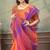 Linen cotton ready to wear saree with unstitched blouse