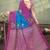 Linen cotton ready to wear saree with unstitched blouse