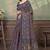 Linen cotton ready to wear saree with unstitched blouse