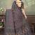 Linen cotton ready to wear saree with unstitched blouse