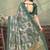 Linen cotton ready to wear saree with unstitched blouse