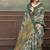 Linen cotton ready to wear saree with unstitched blouse