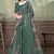 grey colour Linen cotton Easy Wear saree with unstitched blouse