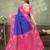 Linen cotton ready to wear saree with unstitched blouse