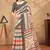 multi colour Linen cotton One Minute saree with unstitched blouse