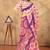 off white colour Linen cotton ready to wear saree with unstitched blouse