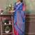 pink colour Linen cotton ready to wear saree with unstitched blouse