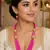 Traditional pink festive necklace set