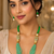 Traditional mint green layered necklace