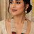 Ruby Green Pearl Layered Necklace Set