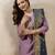 Pink vatican silk embroidery kurta set with jacquard dupatta | readymade suit