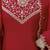Red vichitra silk embroidery kurta set with dupatta | readymade salwar suit