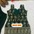 Women’s designer green embroidered sharara suit set with dupatta
