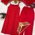 Womens new elegant red embroidered kurti with matching bottom set