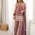 Elegant pink freindy silk short kurti bell bottom plazzo set with embroidered dupatta