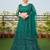 Women's Green Net Embroidered Semi-Stiched Lehenga With Unstiched Choli And Net Dupatta