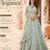 Women's Light Blue Net Embroidered Semi-Stiched Lehenga With Unstiched Choli And Net Dupatta