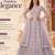 Women's Lavender Net Embroidered Semi-Stiched Lehenga With Unstiched Choli And Net Dupatta