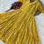 Yellow color muslin printed stylish kurti
