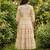 Cream color muslin printed stylish kurti