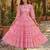 Pink color muslin printed stylish kurti