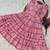 Pink color muslin printed stylish kurti