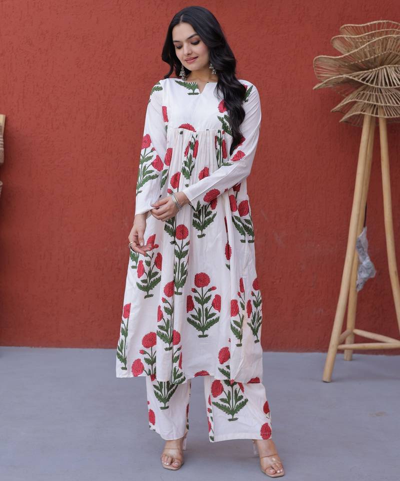 Pink color smart and top bottom kurta set for stylish fancy looks