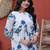 Blue color smart and top bottom kurta set for stylish fancy looks