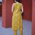 Mustard color smart and top bottom kurta set for stylish fancy looks