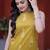 Mustard color smart and top bottom kurta set for stylish fancy looks