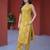 Mustard color smart and top bottom kurta set for stylish fancy looks