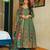 Pista color muslin stylish partywear readymade kurta set with dupatta