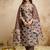 Brown color megic cotton partywear readymade salwar kameez for graceful looks