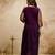 Wine color chanderi partywear readymade salwar kameez for graceful looks