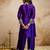 Purple color chinon partywear readymade salwar kameez for graceful looks