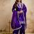 Purple color chinon partywear readymade salwar kameez for graceful looks