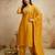 Yellow color chanderi partywear readymade salwar kameez for graceful looks