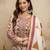 Cream color megic cotton partywear readymade salwar kameez for graceful looks
