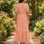 Orange color muslin printed stylish kurti