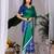 Green Printed Designer Saree