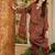 Red color elegant cotton silk printed palazzo dress for festive season