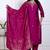 Magenta color vetican beautiful ceremonial heavy looks salwar kameez